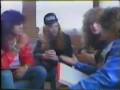 Megadeth At Donington 1988 - Dave Mustaine / Chuck Behler Interview