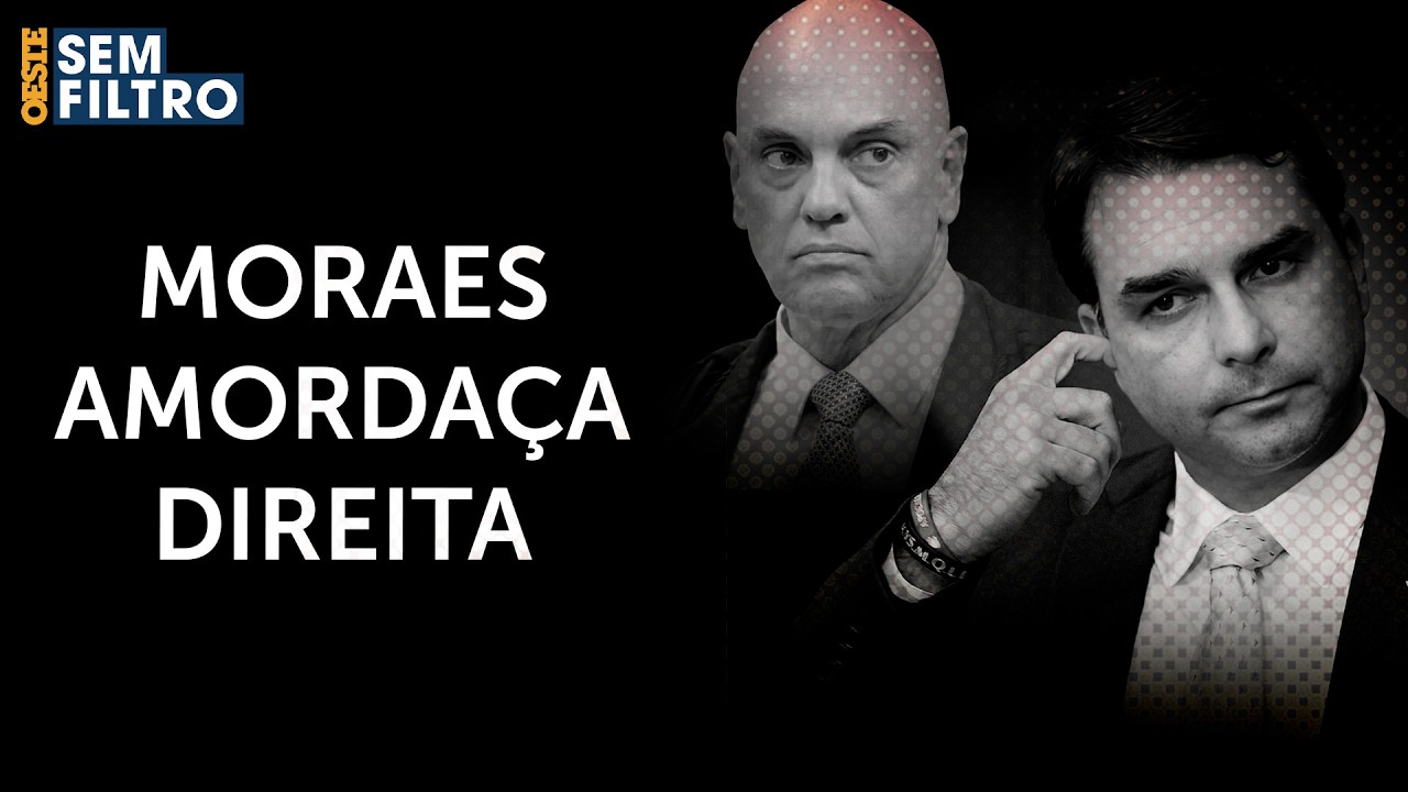 Moraes usará o STF para desequilibrar eleições, afirma Flávio Bolsonaro