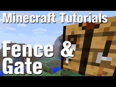 how to make a fence i minecraft