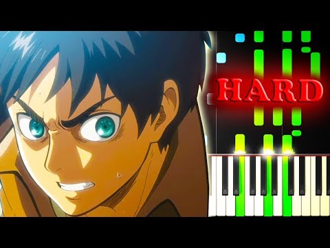 attack on titan season 3 theme song piano sheet music