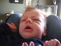 Baby Liam sneezing