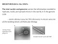 Genomes and genetics (Lecture 3)