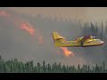 Feu de for�t � Chibougamau
