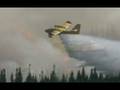 Feu de forêt à Chibougamau