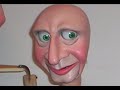 creacion artesanal de un titere con movimiento facial