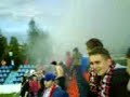 Futbalovy zapas Zlate Moravce vs Kosice.Na tomto zapase sa zucastnili aj fanusikovia z Tlmac.
