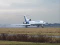 Tupolev Tu154 landing Eham