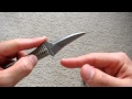 Alan Folts Scrap Knife - Neck Knife