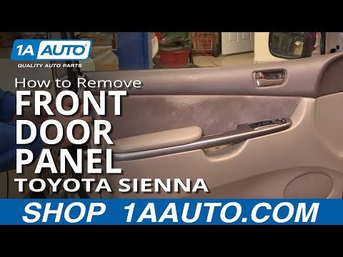 How To Install Replace Front Inside Door Handle Toyota Sienna 04-10 1AAuto.com