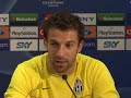 Conferenza Stampa di Alex Del Piero Pre Juventus-Real Madrid