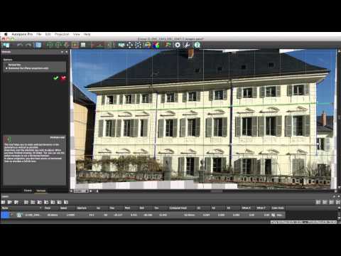 Autopano: Vertical lines tool