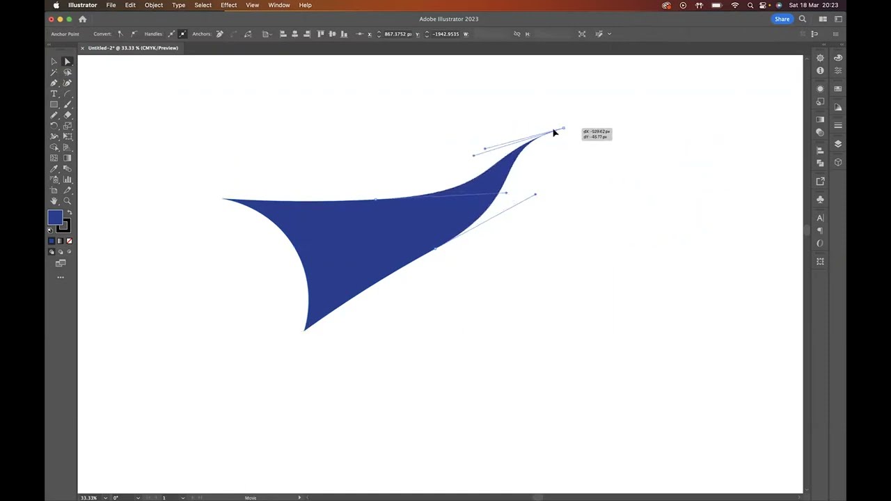 Using Pen tool And Curvature Tool - Adobe Illustrator