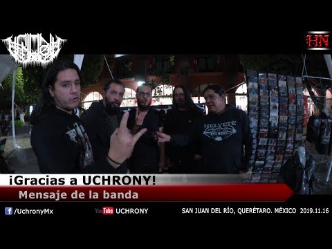 Entrevista con UCHRONY @ San Juan del Río, Querétaro. México [2019.11.16]