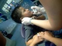 JAC0B GEttiNq HiS EARS PiERCED