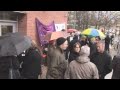 Coffin march protest over new contracts