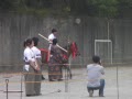 和式馬術供覧　4.馬上槍術演武　2009年11月1日