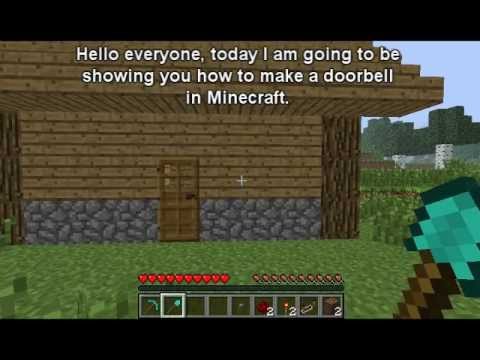 how to make a doorbell in minecraft pc