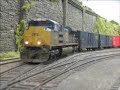 csx sd70ace at union connecting railroad
