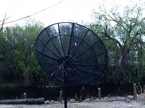 how to adjust c-band dish