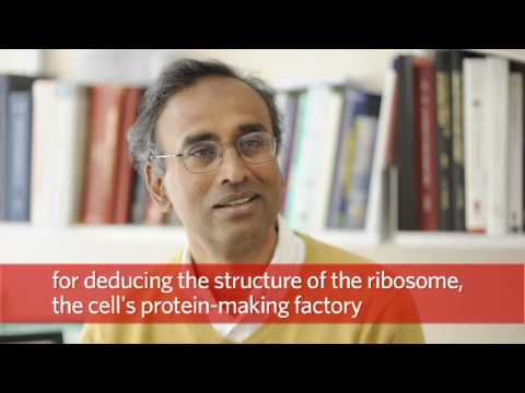 nobel laureate - Venki Ramakrishnan was awarded the 2009 Nobel Prize in Chemistry for 'studies of the structure and function of the ribosome', the cell's protein-making facto...
