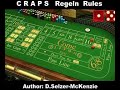 Craps Rules Regeln SelMcKenzie Selzer-McKenzie Craps Rules Regeln SelMcKenzie Selzer-McKenzie