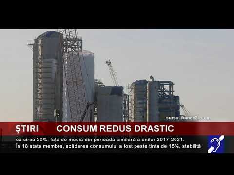 Consumul de gaze, redus drastic
