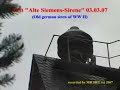 Alte WK2-Sirene, old WW II siren Alte WK2-Sirene, old WW II siren