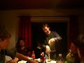 Bert checks if spaghetti is cooked...