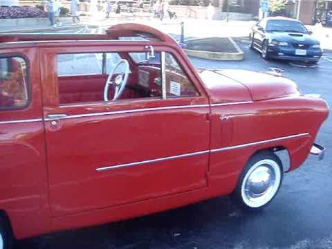 crosley - THIS CROSLEY SUPER CONVERTIBLE IS ONE OF 391 CONVERTIBLES MADE THIS YEAR. CROSLEY MADE RADIOS AND REFRIGERATORS FOR YEARS BEFORE MAKING THE FIRST ECONOMY CAR...