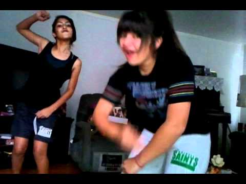 cheekey and feekey dancing to the sick ass music.