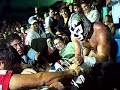 en una agresion m�s, dr wagner jr le pega a pancho pantera con el tambor.
ca�das, paraguazo, reja de refrescos, ahora tambor. que sigue?