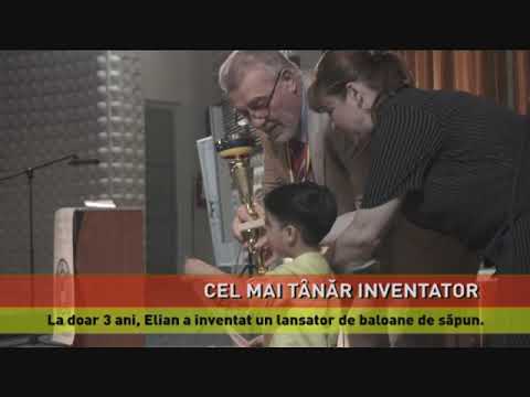 La doar 3 ani, Elian a inventat un lansator de baloane de săpun
