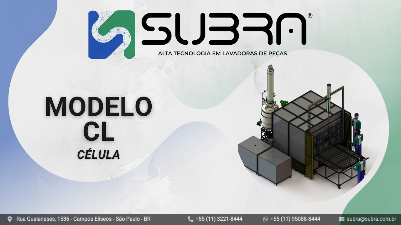 Lavadora Automatica de Peças Industriais - CL