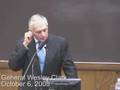 videos de Gen. Wesley Clark speaks at College Democrats event