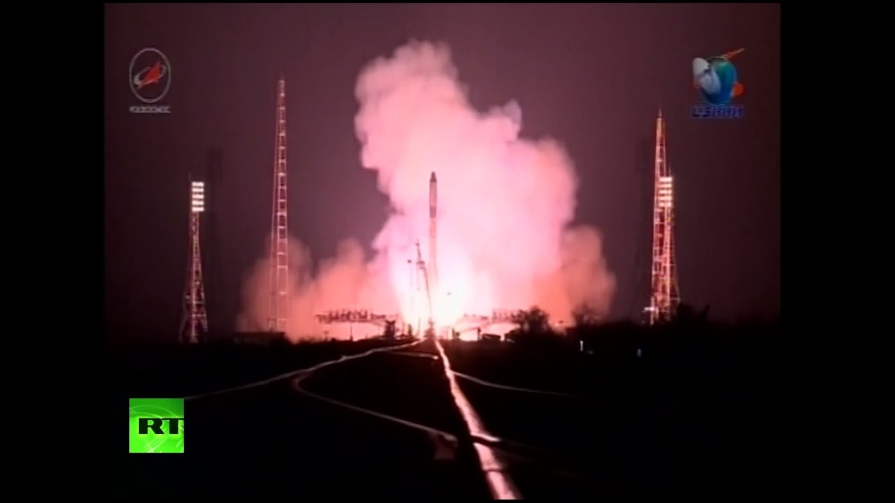 Неудачный запуск: российский космический грузовик «Прогресс» взорвался после старта. Фото.