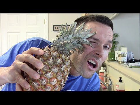 how to cut a pineapple to plant