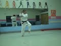 Isshinryu Karate  Naihanchi Kata in 3 parts