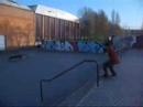 Flip over the handrail