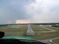 Cessna crosswind landing Jackson County, Georgia Runway 34