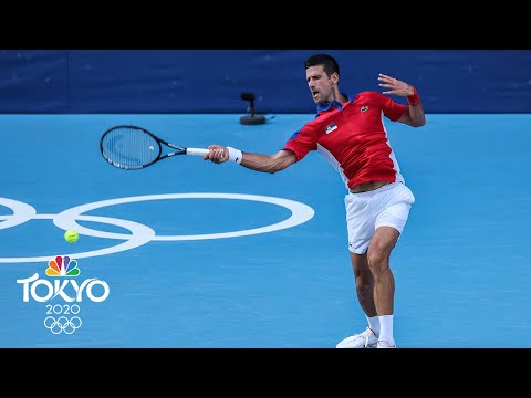 Novak Djokovic rolls in first round of men's tennis tournament | Tokyo Olympics | NBC Sports