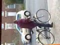 Drunken bicycle rider