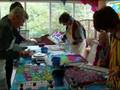 Eendags workshop 'batikken op zijde' in Taman Indonesia