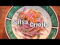 Salsa criolla - peruvian Creole Salsa