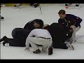 Doug Weight hit on Brandon Sutter (high quality)