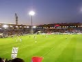 aficion del numancia celebrando la victoria