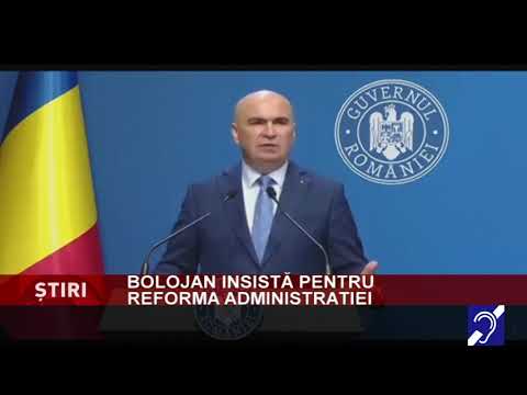 Bolojan insistă pentru reforma administrației