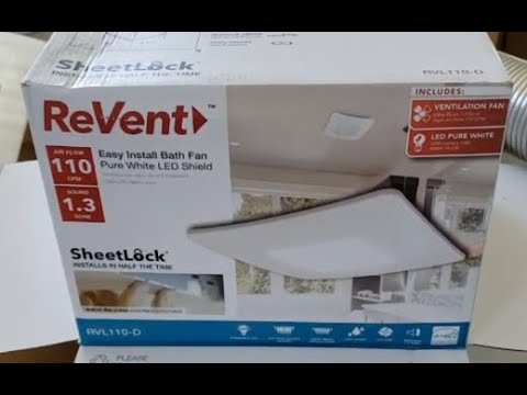 video-linktoworks-ReVent Bathroom exhaust fan with Light Installation...