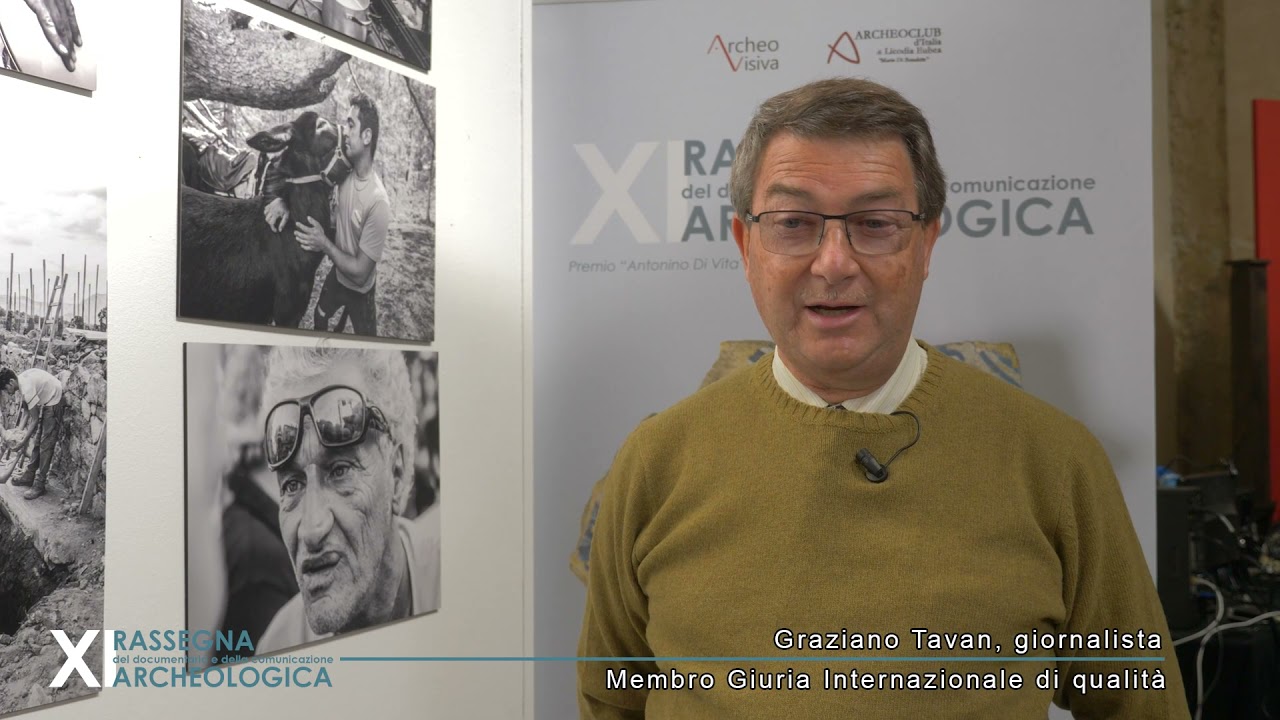 Graziano Tavan, giornalista - XI ed.Rassegna del Documentario e della Comunicazione Archeologica