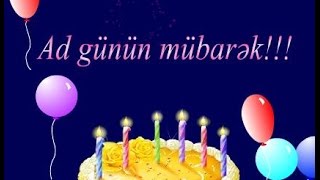 Ad günün mübarək