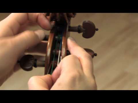 how to change violin strings